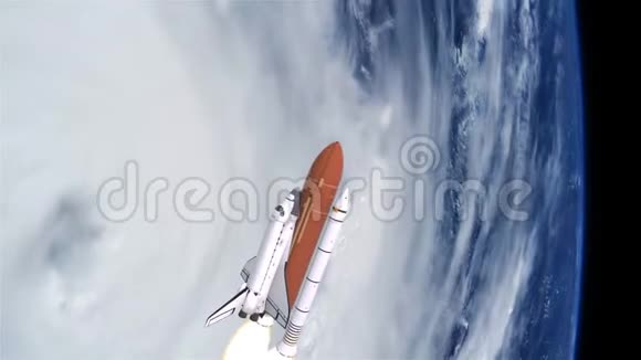 航天飞机在地球大气层和飓风上空发射的真实三维动画提供了这段视频的内容视频的预览图