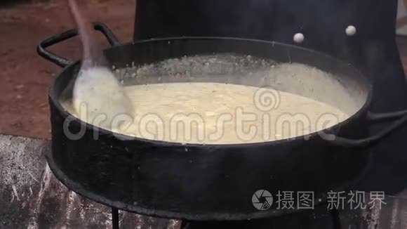 阿根廷美食的典型菜盘视频