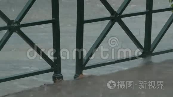 意大利都灵下大雨