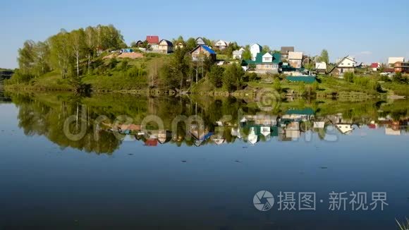 西伯利亚美丽的湖泊视频