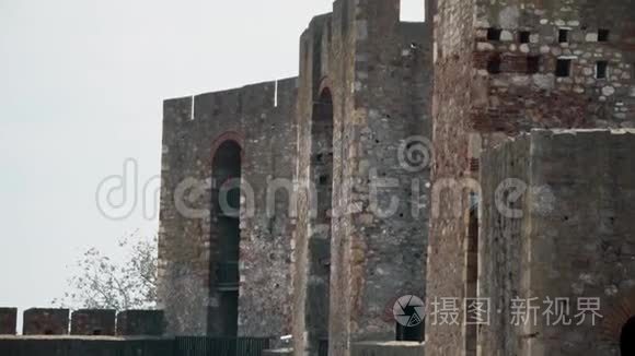 中世纪的旧堡垒视频