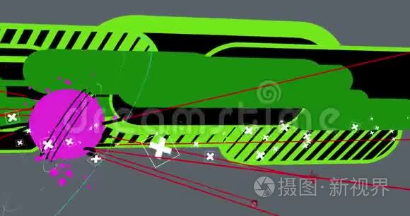 五颜六色的抽象背景与无缝的数字。