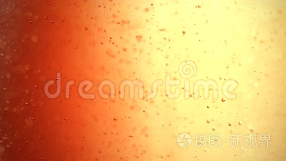 4K橙枫树节泡泡视频