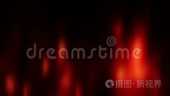 抽象火焰背景模糊红光运动视频