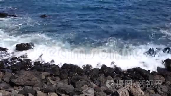 韩国济州岛的海视频