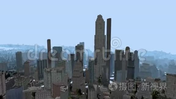 三维城市模型视频