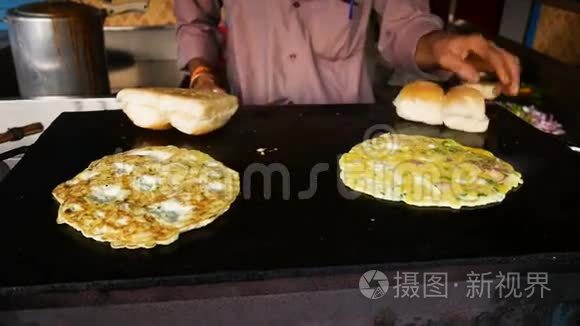 印度街头美食视频