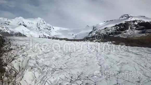 冰岛的冰川视频