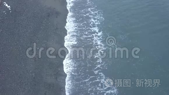 阿拉斯加的海水被潮汐移动视频