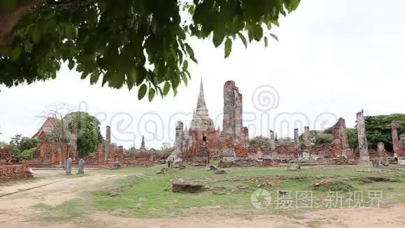 泰国Ayutthaya的Wat Phra Si Sanphe t寺