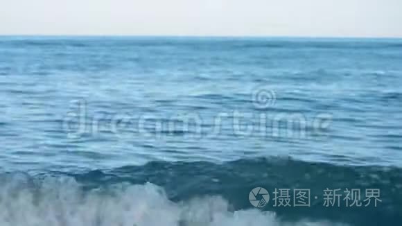 海蓝色天际线视频