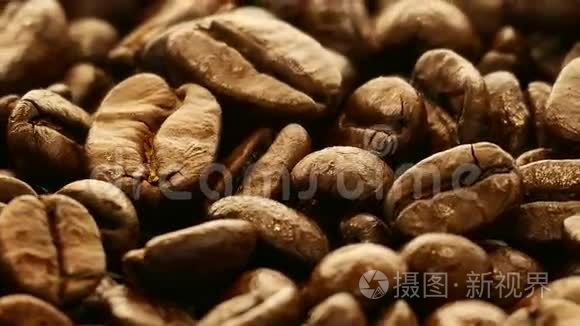 咖啡豆背景视频