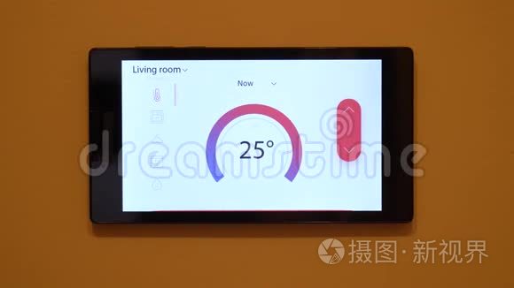 墙上智能家居气候控制装置视频