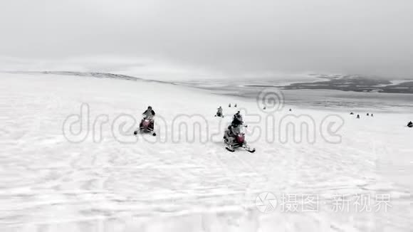 冰岛雪上摩托之旅视频