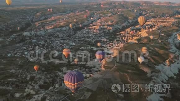 天空中的热气球