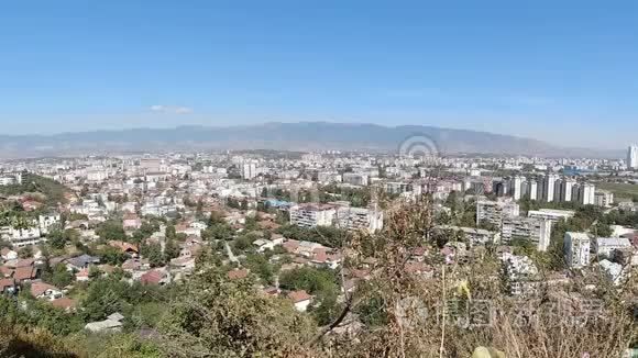 在马其顿国会山的风景视频