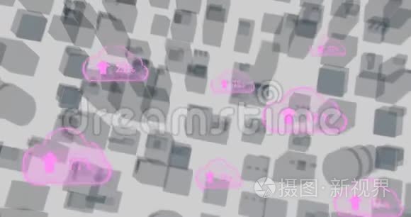 城市景观4K三维建筑制图