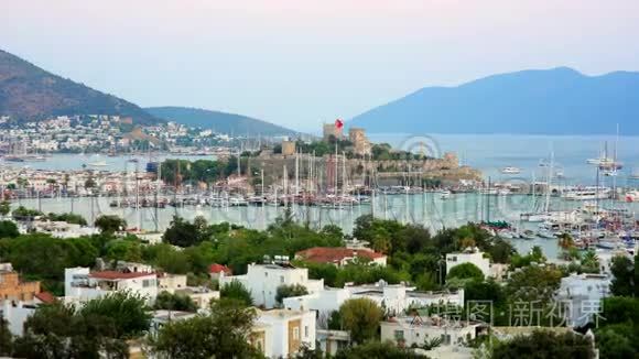 博德鲁姆，土耳其著名度假胜地，时间推移，4K