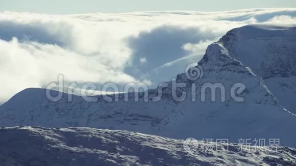 北极北部的山峰视频