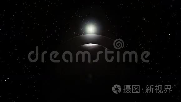 木星和卫星都在太空中视频