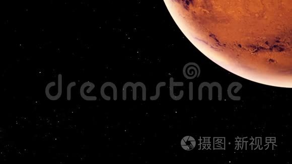 地球火星与来自深空的陨石视频