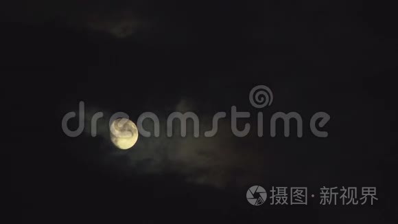 夜晚的月光-消逝