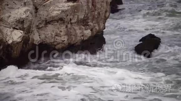 黑海海面上的风暴视频