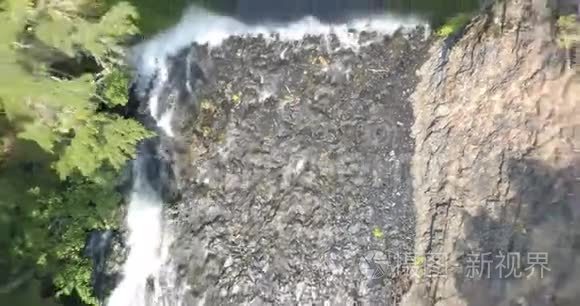 盐溪瀑布位于圣蒂亚姆山口视频