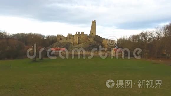 捷克奥科中世纪城堡视频