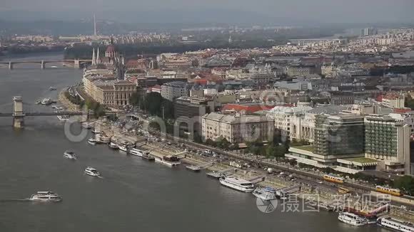 多瑙河布达佩斯大桥视频