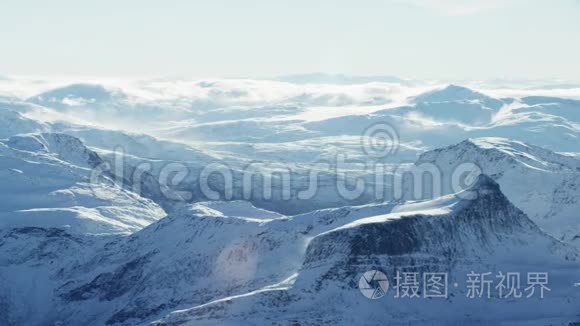 北极北部的山峰视频