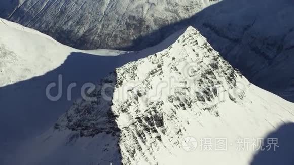 北极北部的山峰视频