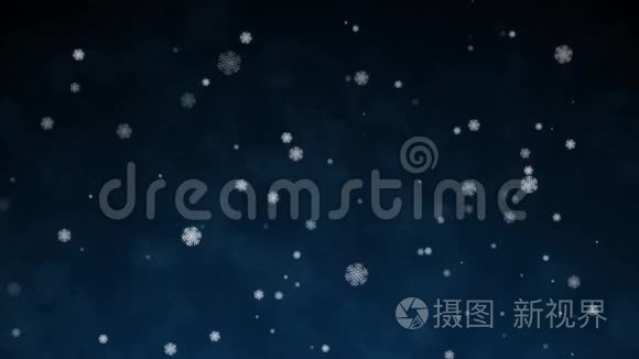 圣诞降雪运动图形