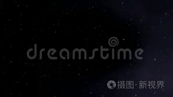 太空飞行并前往星云视频