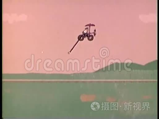 飞行自行车视频