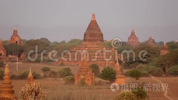 缅甸巴根的风景日出