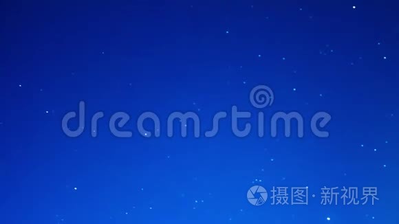 星空时间在夜晚流逝视频