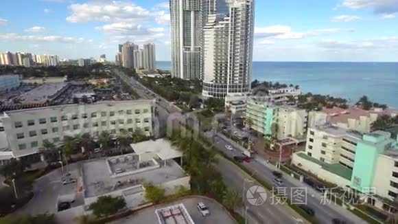 阳光岛海滨公寓空中视频视频