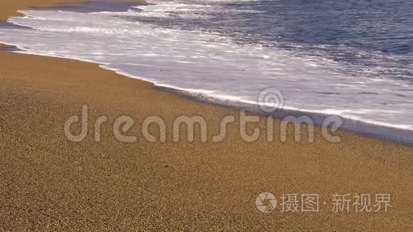 海浪海洋海景慢镜头