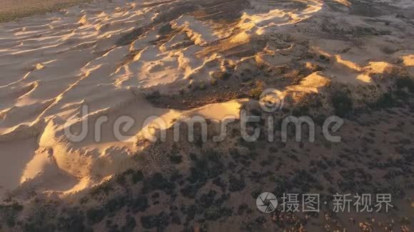 南非沙丘鸟瞰图视频