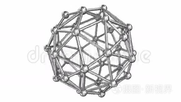 分子结构钢模型视频
