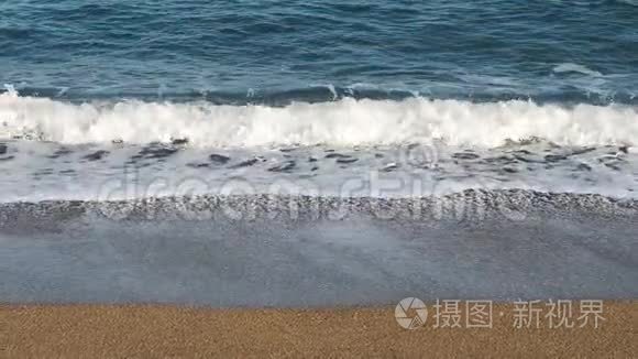 海浪海洋海景慢镜头视频