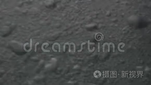 水下的气泡视频