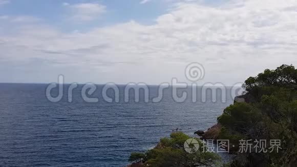 地中海蓝色海景视频