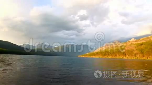 金特拉湖冰川国家公园视频