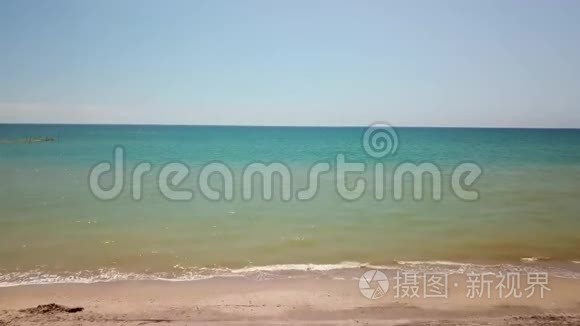 克拉斯诺达尔地区的黑海海岸线视频