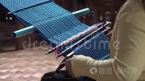 手工编织织物工艺视频