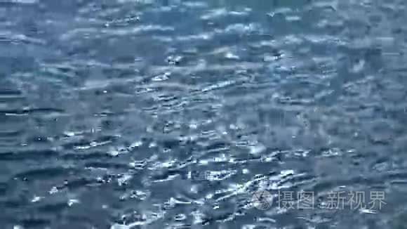 河流水面上的涟漪视频