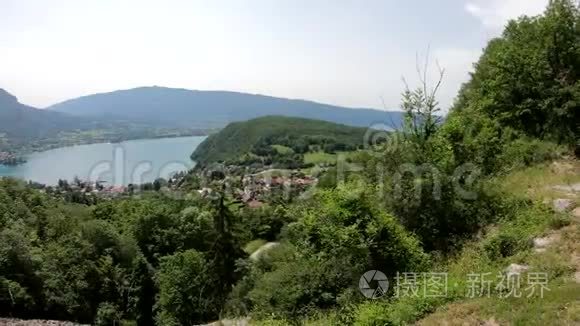 法国阿尔卑斯山安纳西湖景