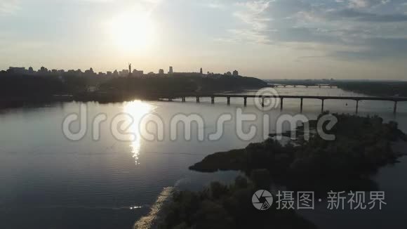 基辅桥鸟瞰图.